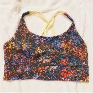 Lululemon Energy Bra - winter floral! Size 8
